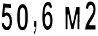50,6 м2